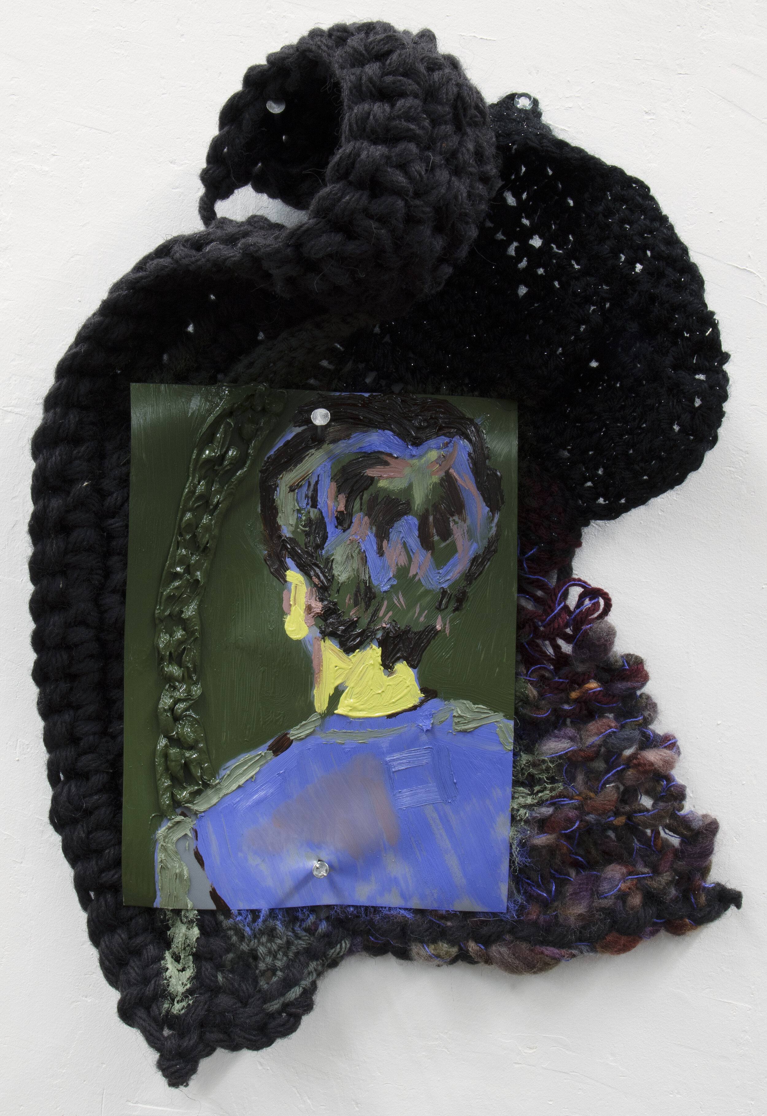 Back of Head Color Study: Blue Green Appendage, Wow (Copy)