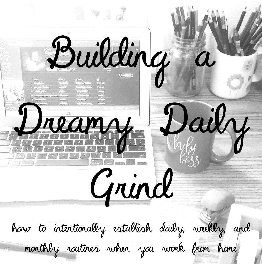My daily, weekly, and monthly routines as a full-time artist, plus tips for how to create your own dreamy work routines for happiness, health, and long-term success!