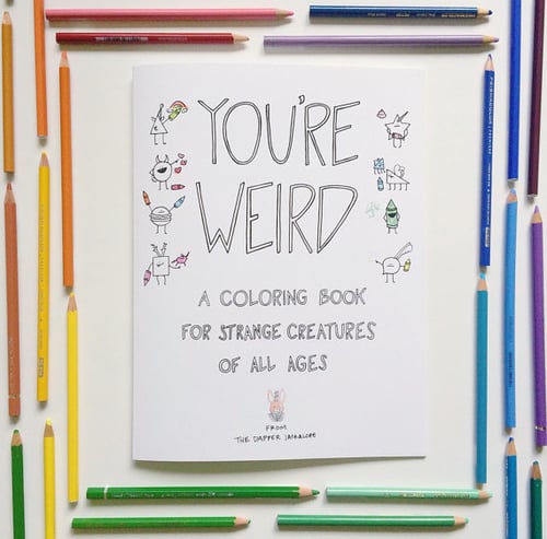 The current version of my coloring book, which can be found here!