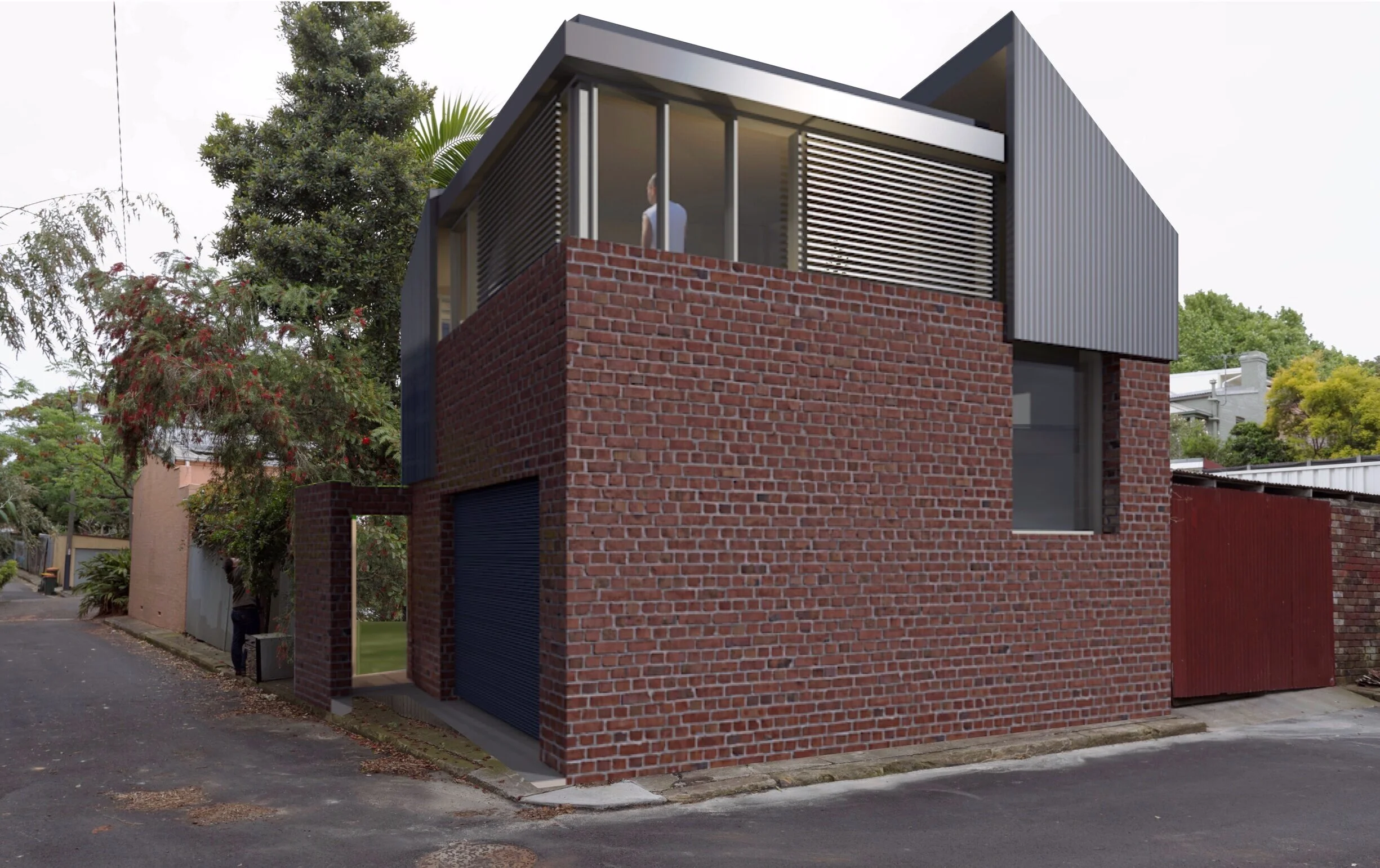 Studio 1 from laneway