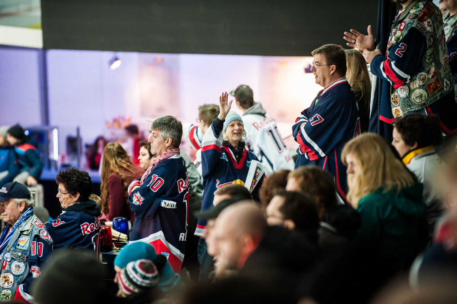  EBEL match between EC Red Bull Salzburg and HDD Olimpija Ljubljana in Salzburg, Austria on November 23rd, 2014 