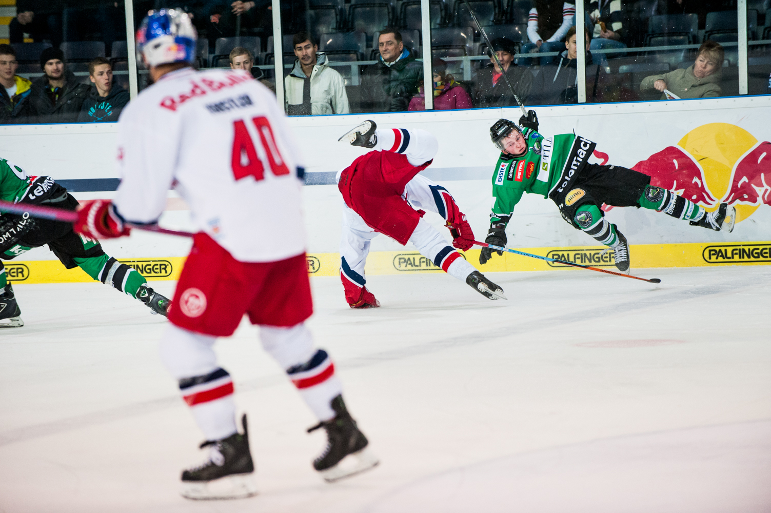  EBEL match between EC Red Bull Salzburg and HDD Olimpija Ljubljana in Salzburg, Austria on November 23rd, 2014 