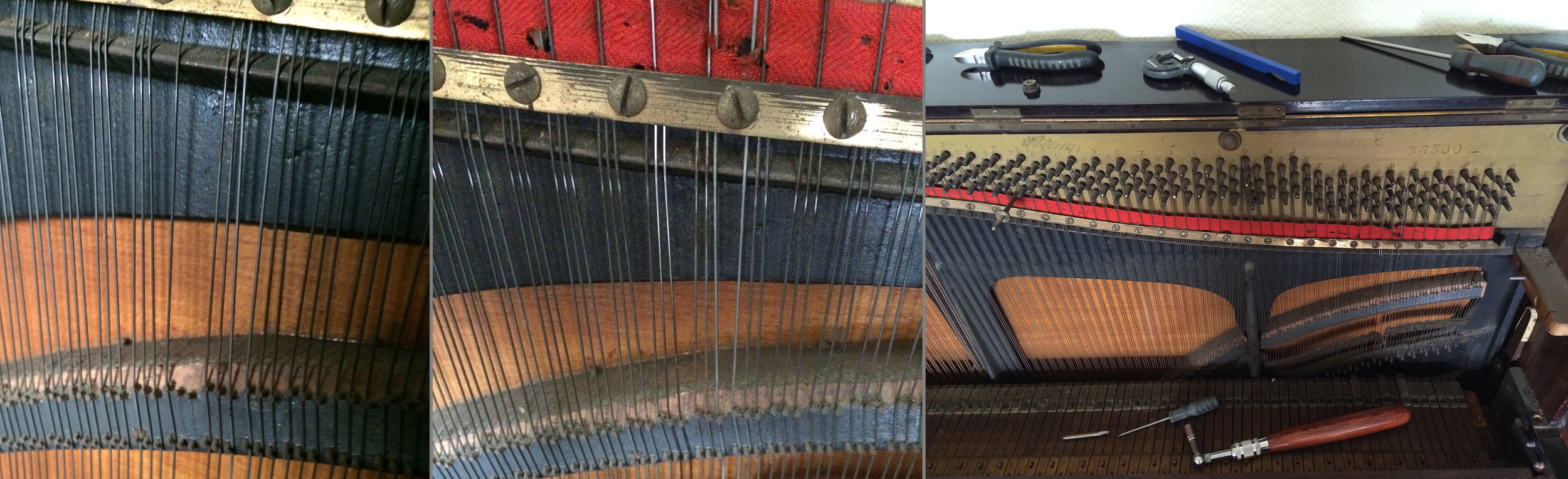 Repairing broken piano string