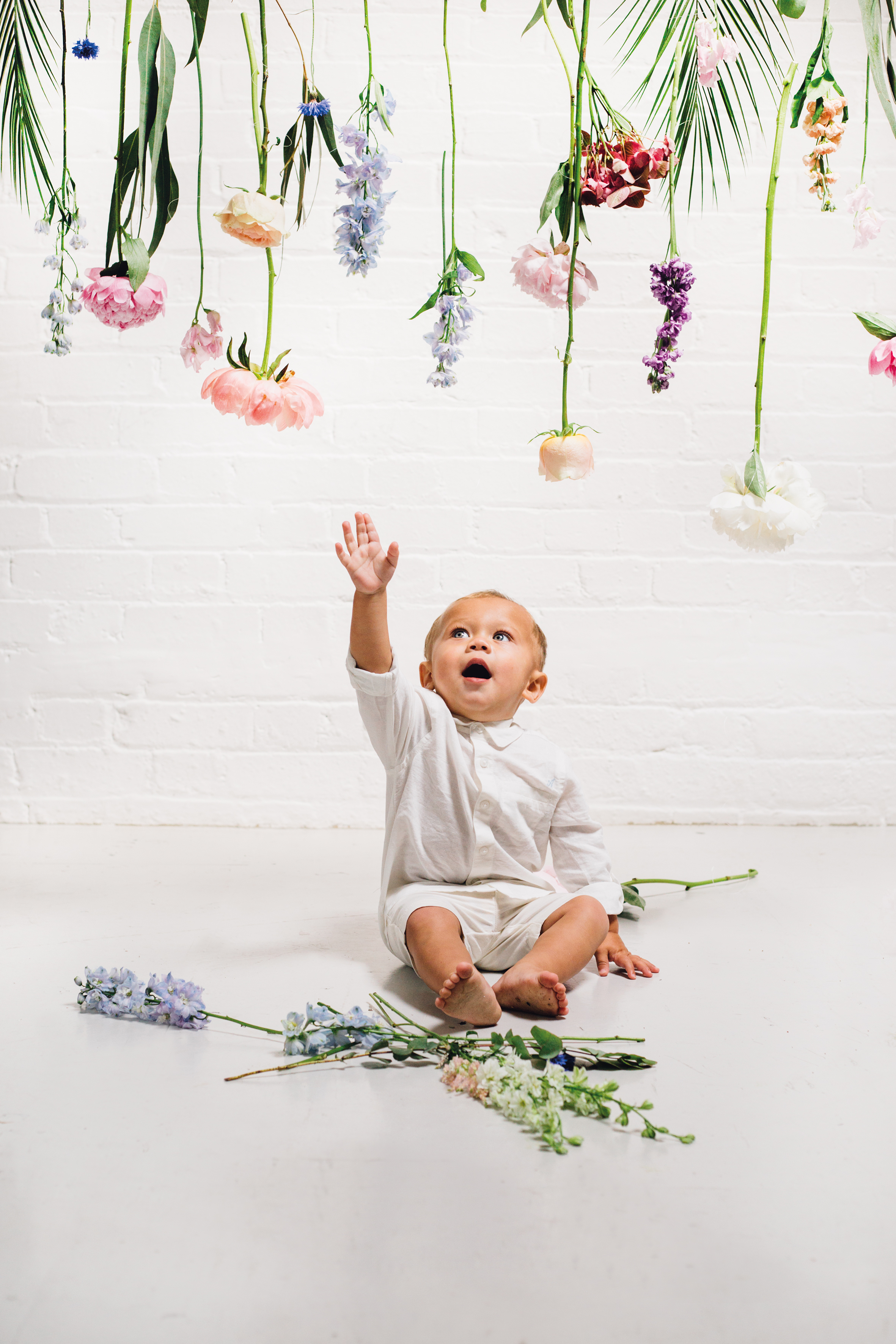 Summer whites, editorial for Baby London, July 2017