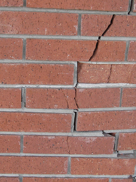 Building Crack Caused By Subsidence