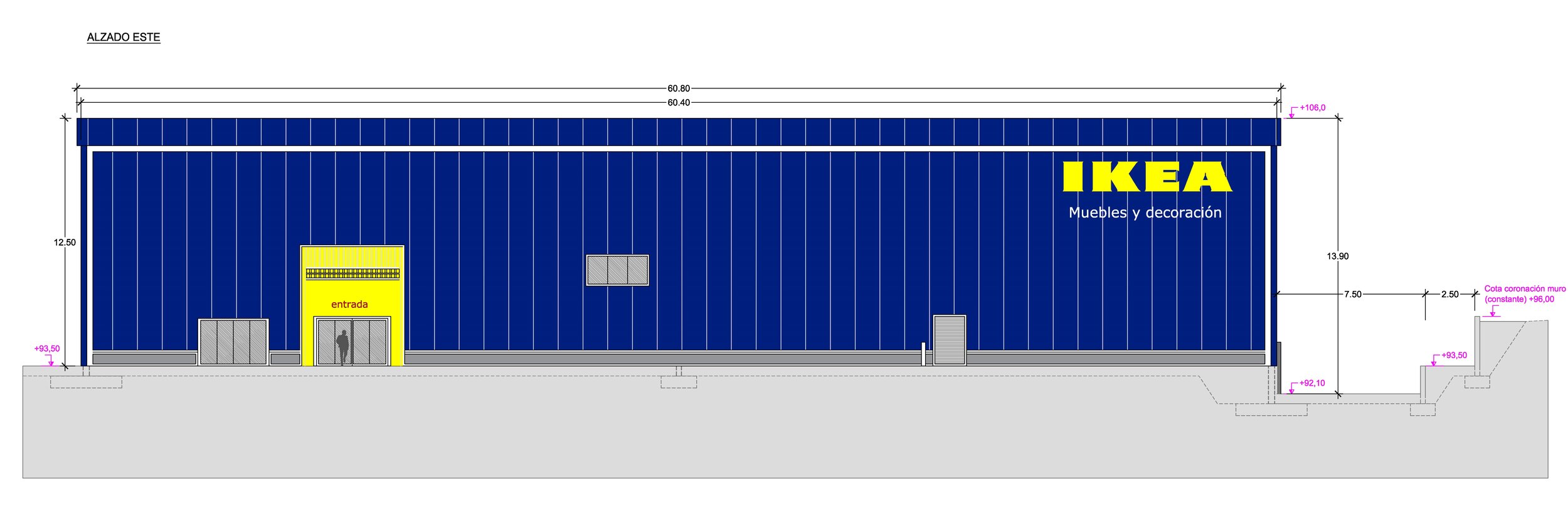 Proyecto y dirección de obra: nueva tienda comercial / almacén de IKEA en Tenerife Sur