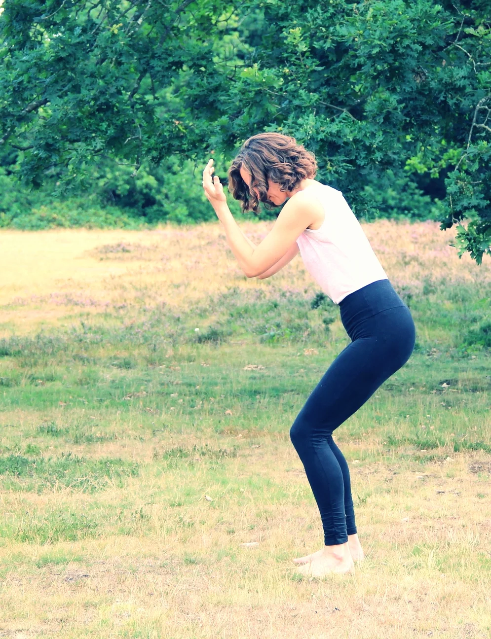 Emily practicing Heaven and Earth Qigong &nbsp; &nbsp; &nbsp; &nbsp; &nbsp; &nbsp; &nbsp; Photo by&nbsp;Laura Turner