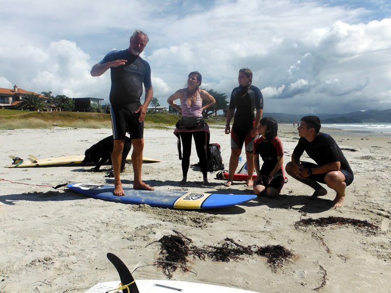 The beach is the classroom!