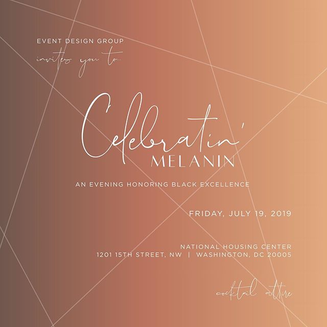 Tickets. On. Sale. NOW!!!! Entrepreneurship 👏🏾 AIN’T 👏🏾 EASY 👏🏾 !!! But we persist, and do it well! I’ve said it before, we are too dope and doing too many amazing things, to not recognize each other’s shine!
On July 19th, we want to celebrate, elevate and uplift you for all that you have done and will continue to do. New and seasoned female entrepreneurs of color that you can connect with and patronize professionally and personally. Not an entrepreneur yet, but considering it? That’s cool too! Come out and find out more about it from some of the best. All while looking cute, over dinner and cocktails 😉 Stay tuned to @celebratinmelanin “Let us think of ways to motivate one another to acts of love and good works. And let us not neglect our meeting together, as some people do, but encourage one another, especially now that the day of his return is drawing near.”
Hebrews 10:24-25 #celebratinmelanin #celebratemelanin