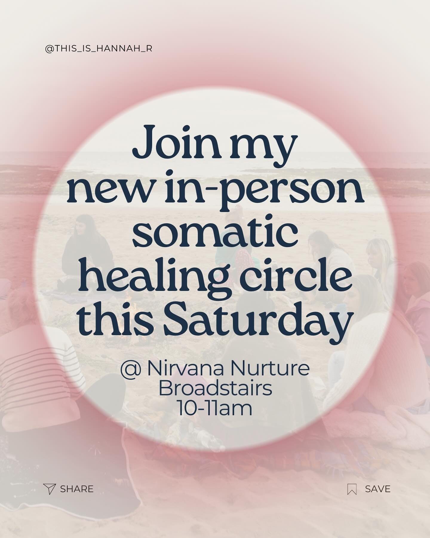 ⚡️It&rsquo;s here! A new beautifully supportive monthly circle at the beautiful healing space of @nirvananurtureuk in the heart of Broadstairs

Guided and held by yours truly.

We will shake, tap, move, clear, reflect, stretch, breathe&hellip;

Offer