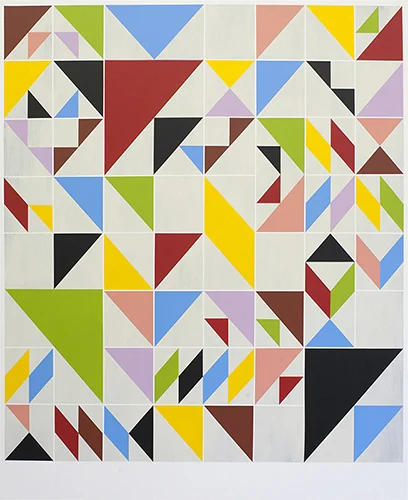 Image 3 Well I Wonder 2017. Acrylic on canvas. 52 x 42 inches.
