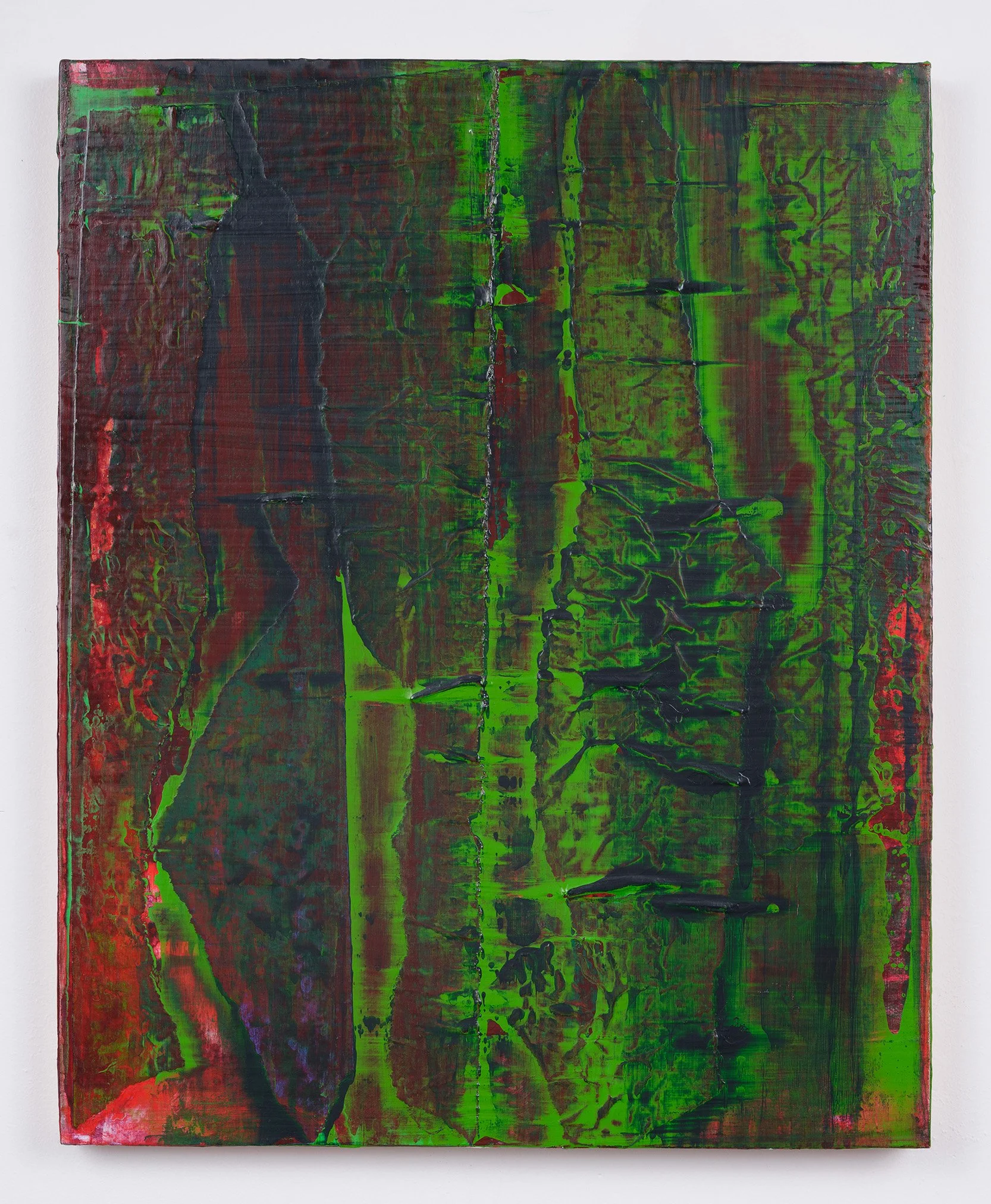 Billow 2026
 Acrylic and Hanji Paper on panel
 20 x 16 inches