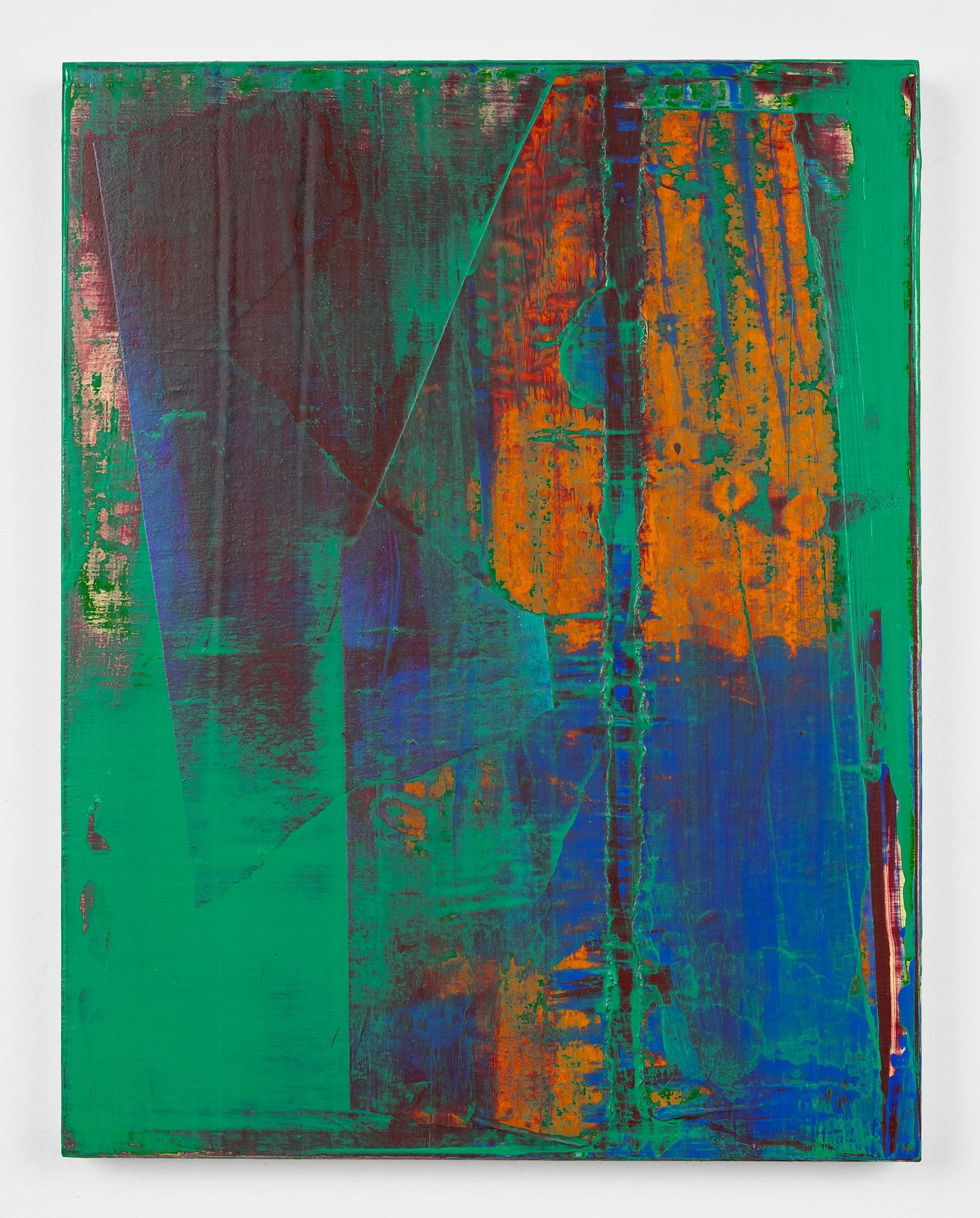 Inharmonicity 2026
 Acrylic and Hanji Paper on panel
 14 x 11 inches