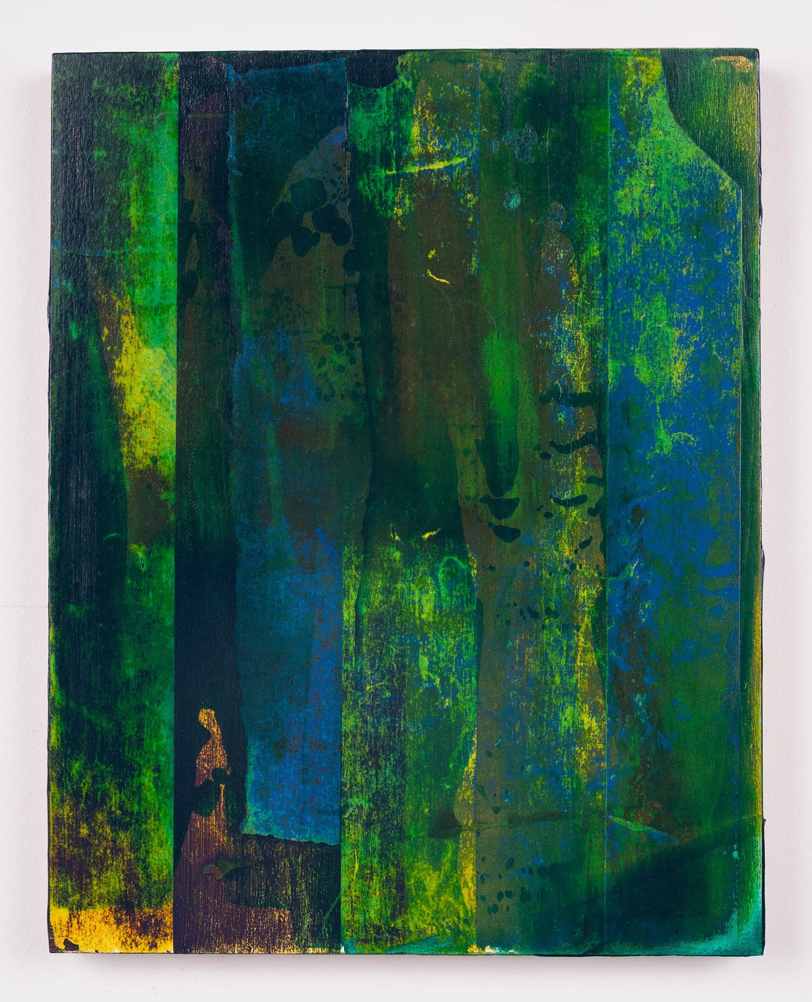 Oscillips 2026
 Acrylic and Hanji Paper on panel
 14 x 11 inches