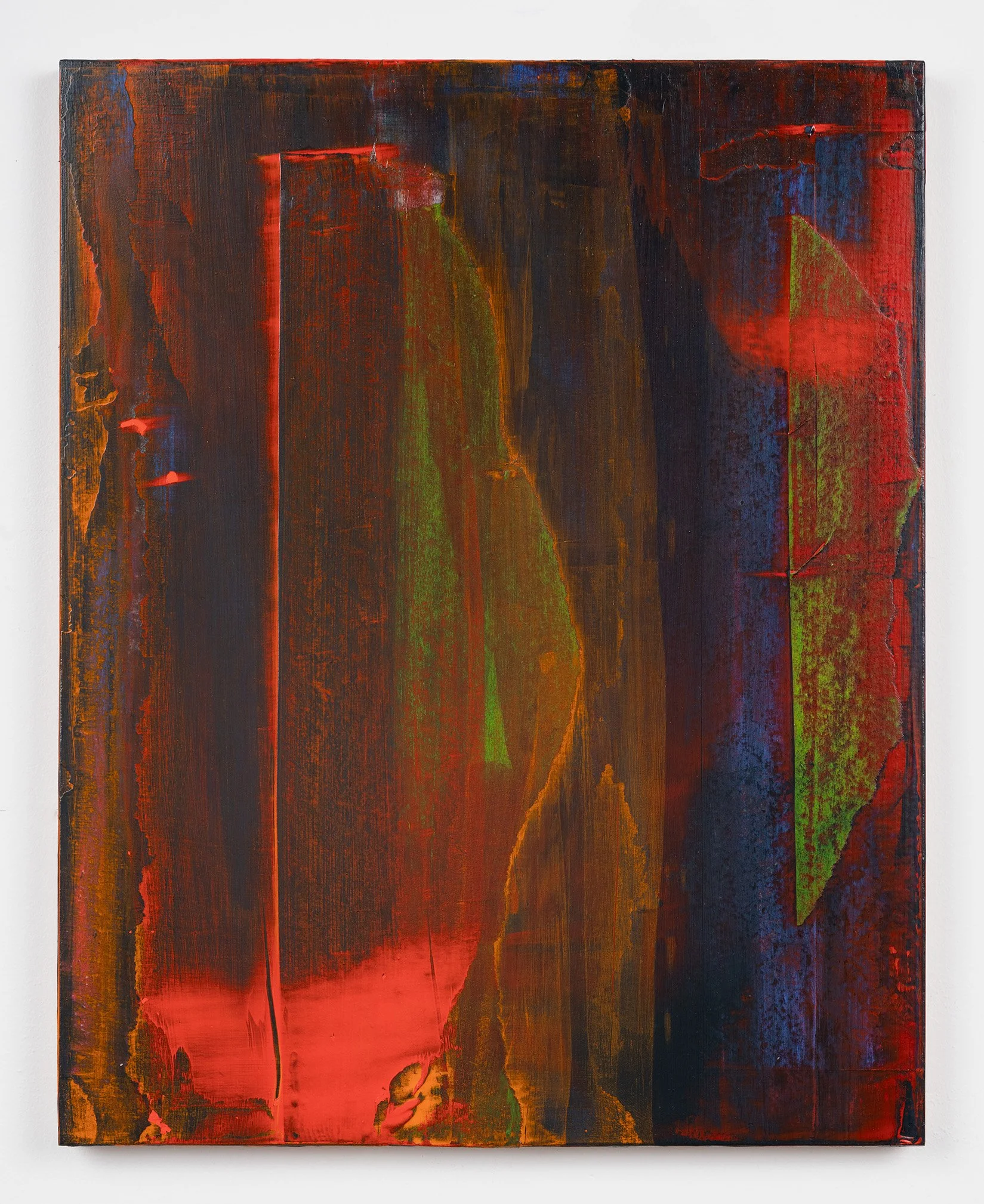 Dante 2026
 Acrylic and Hanji Paper on panel
 20 x 16 inches