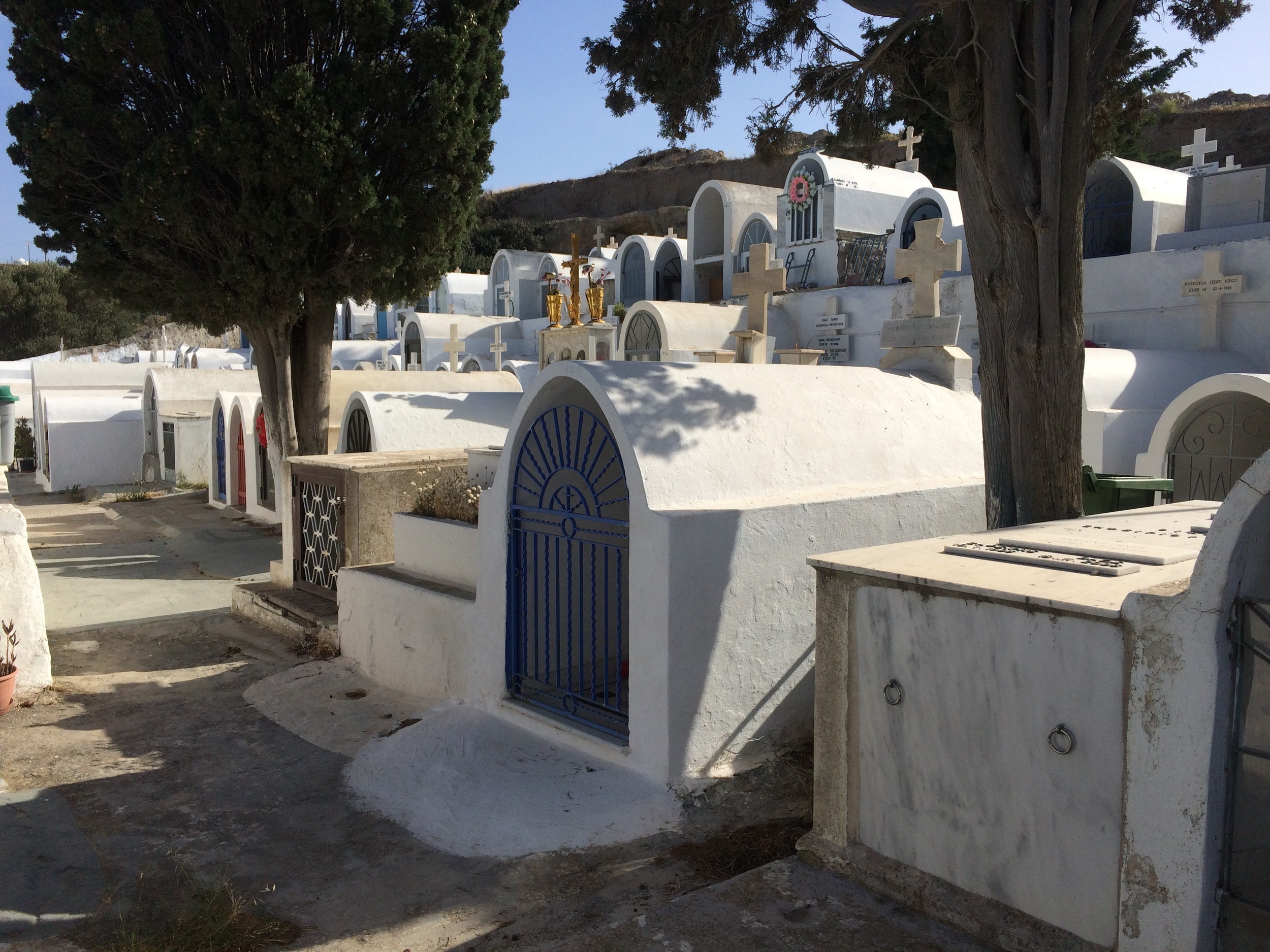 Found an amazing above ground cemetery along the way. 