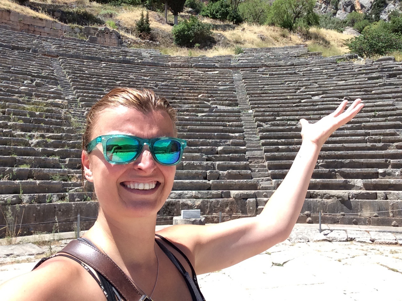 Some really cool girl at the Delphi theater