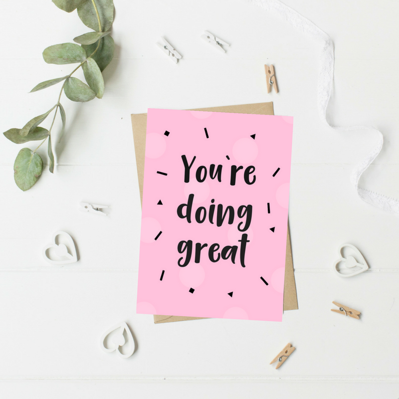 A Friendly Reminder to Keep Going