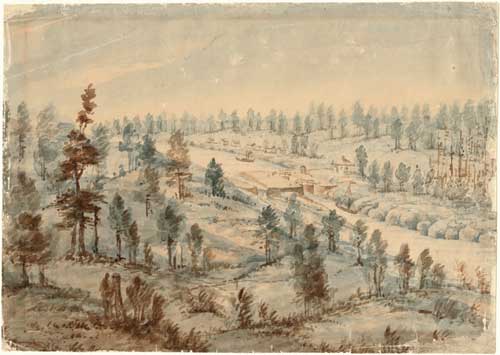 Painting used with kind permission from Archives of Ontario. “Davis” ca. 1845 (Archives of Ontario, C 232-0-0-0-17)
