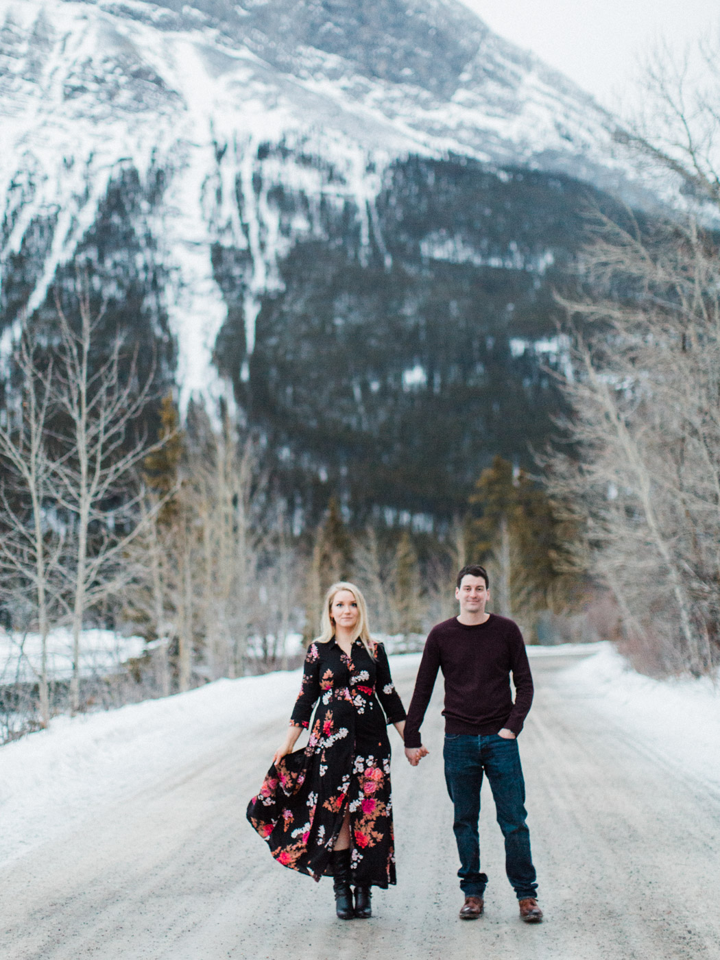 Rocky Mountain adventure engagement session