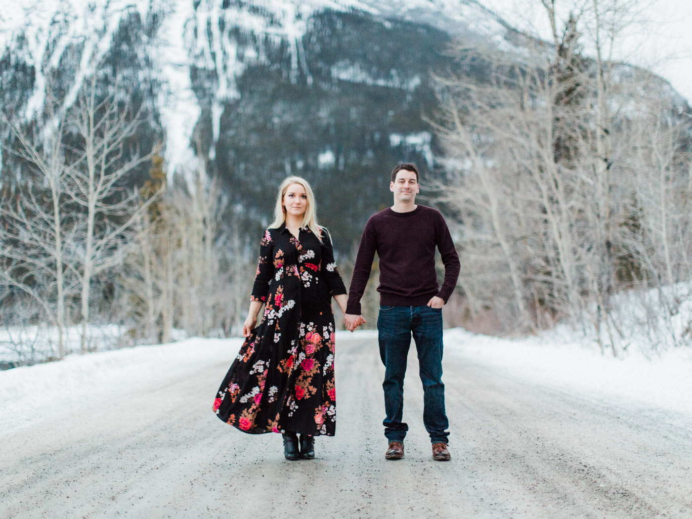 Rocky Mountain adventure engagement session