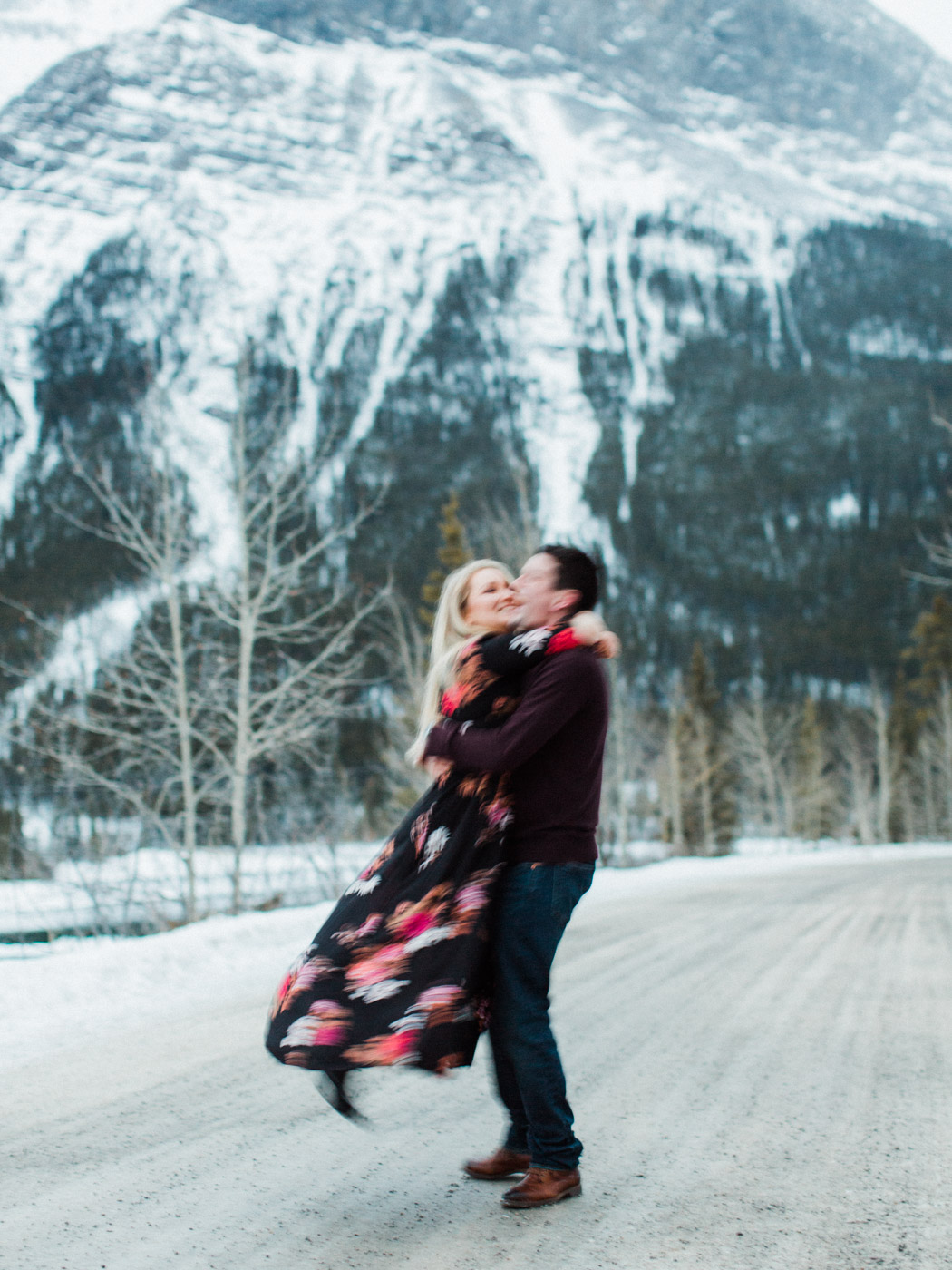 Rocky Mountain adventure engagement session