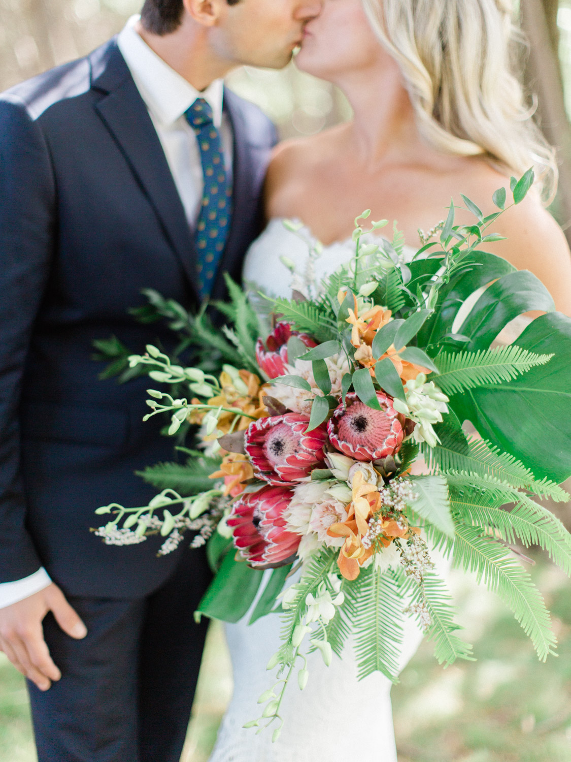 Tropical Inspired Intimate Backyard Collingwood Wedding