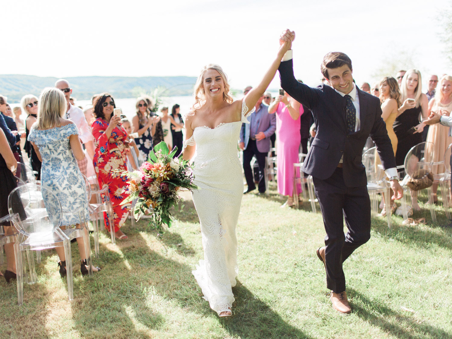 Tropical Inspired Intimate Backyard Collingwood Wedding