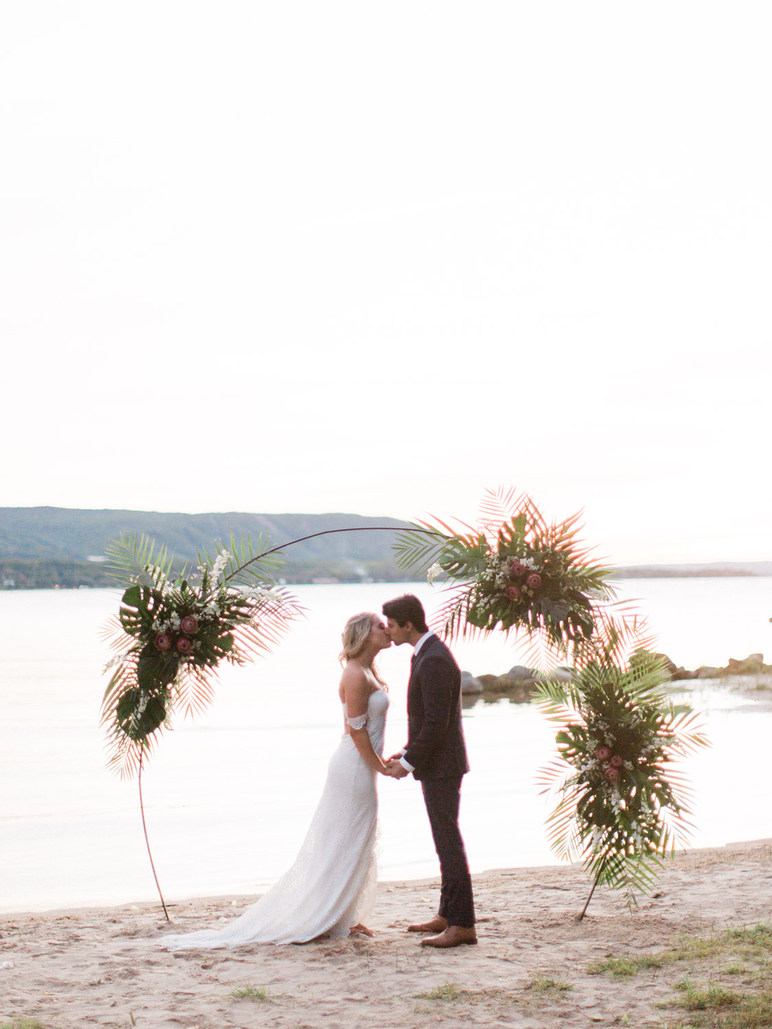 Tropical Inspired Intimate Backyard Collingwood Wedding