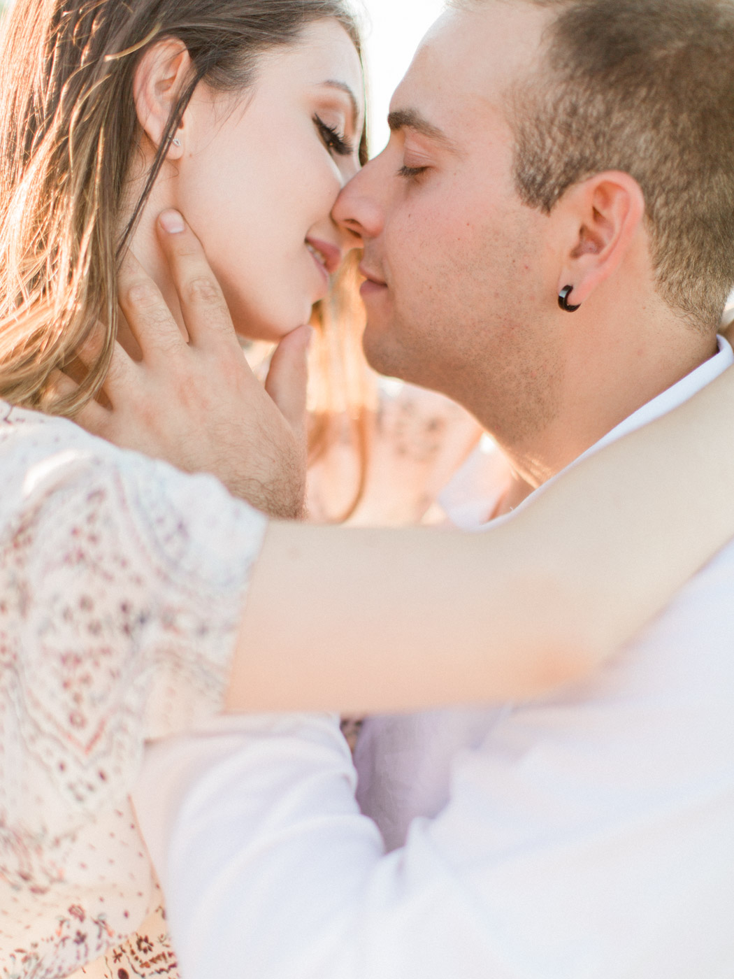 collingwood record shop engagement session with coffee and tacos