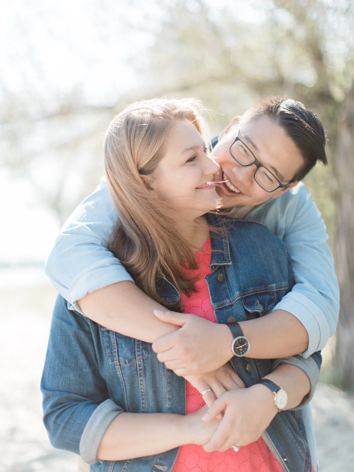 summer engagement session at the toronto islands