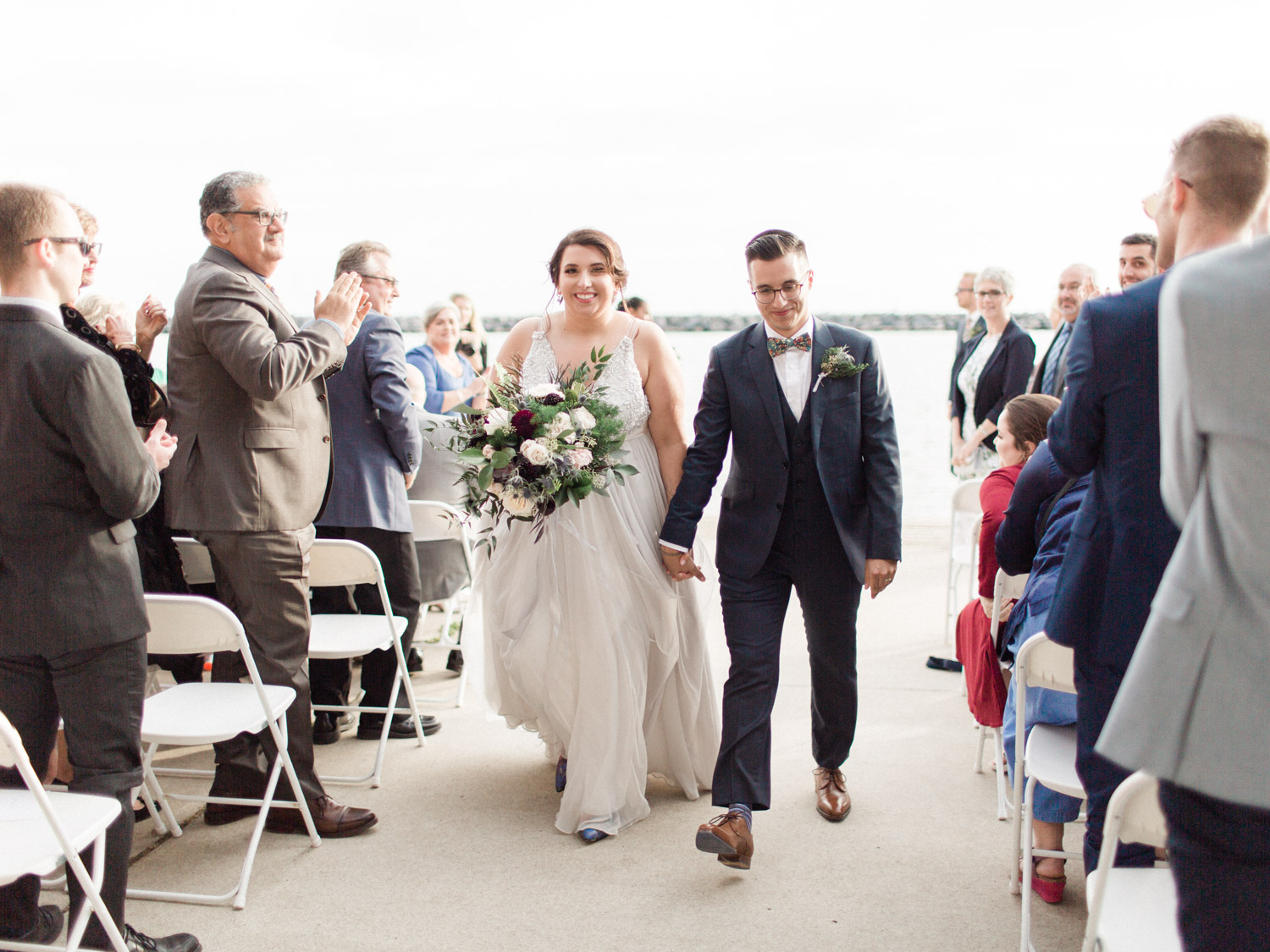 A contemporary wedding photograph in downtown Toronto at the Henley Room, Argonauts Rowing Club