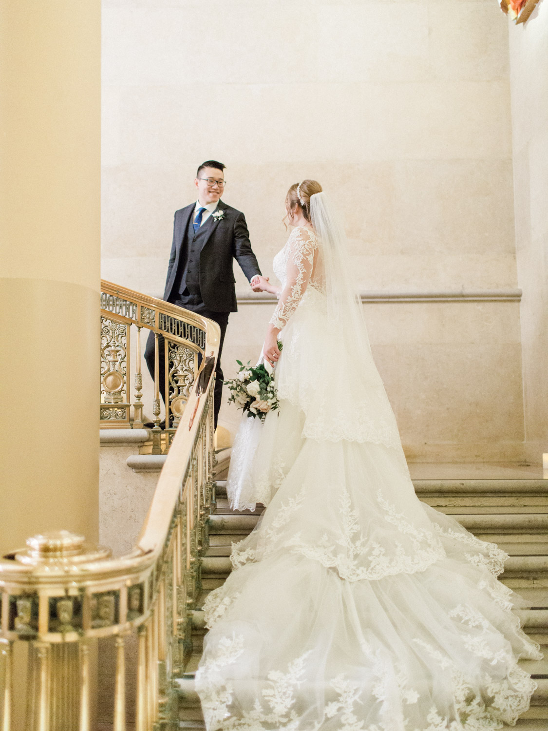 Timeless winter wedding photographs at one king west hotel, by toronto photographer corynn fowler photography