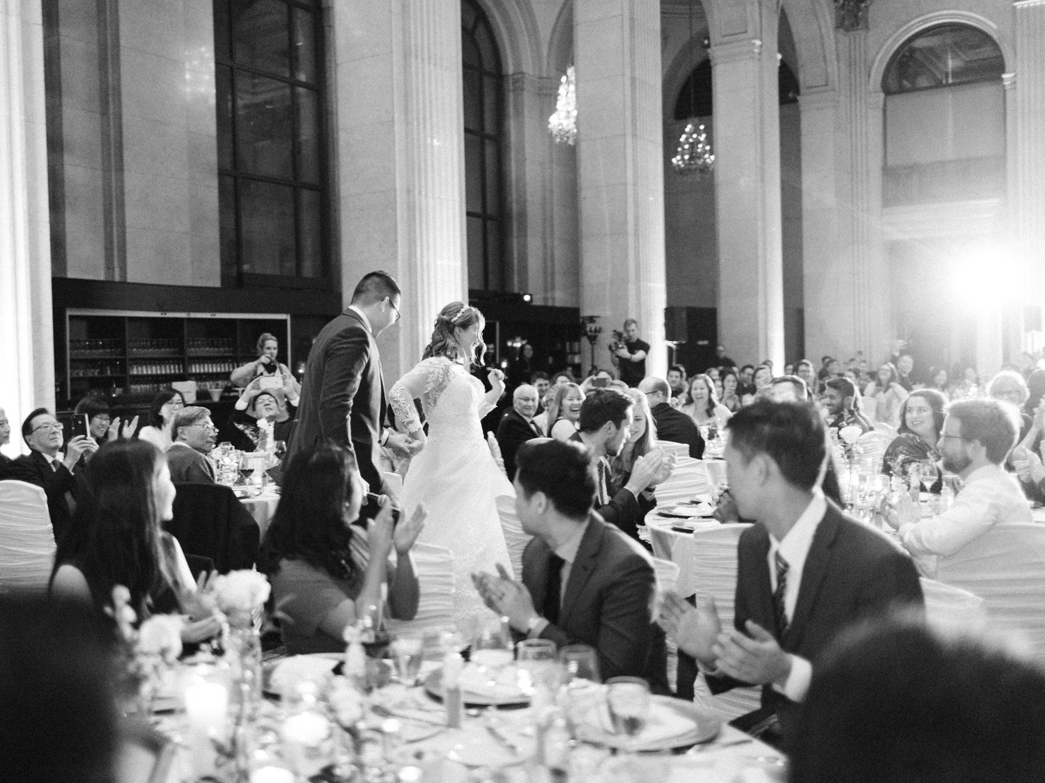 Timeless winter wedding photographs at one king west hotel, by toronto photographer corynn fowler photography
