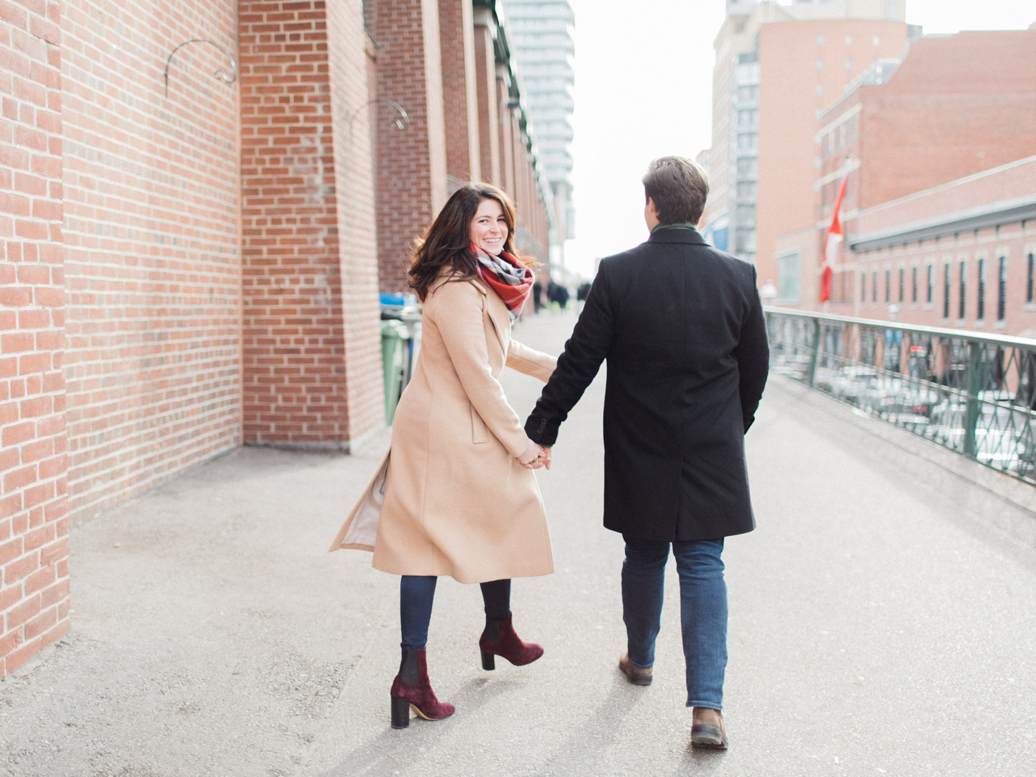 Cute engagement photographs from the st laurence market and the beaches in Toronto, by toronto wedding photographer corynn fowler photography