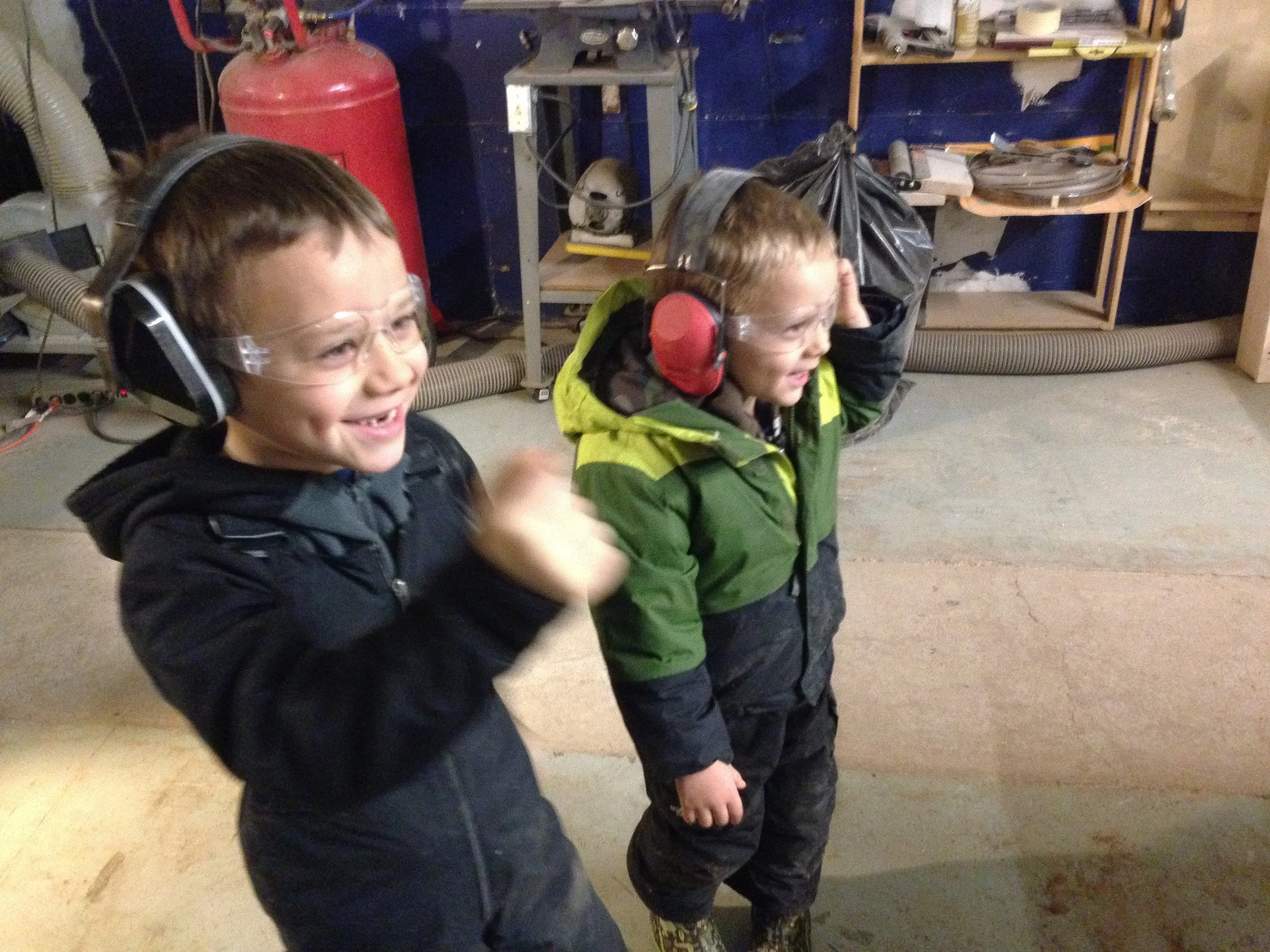 The thrill of power tools!