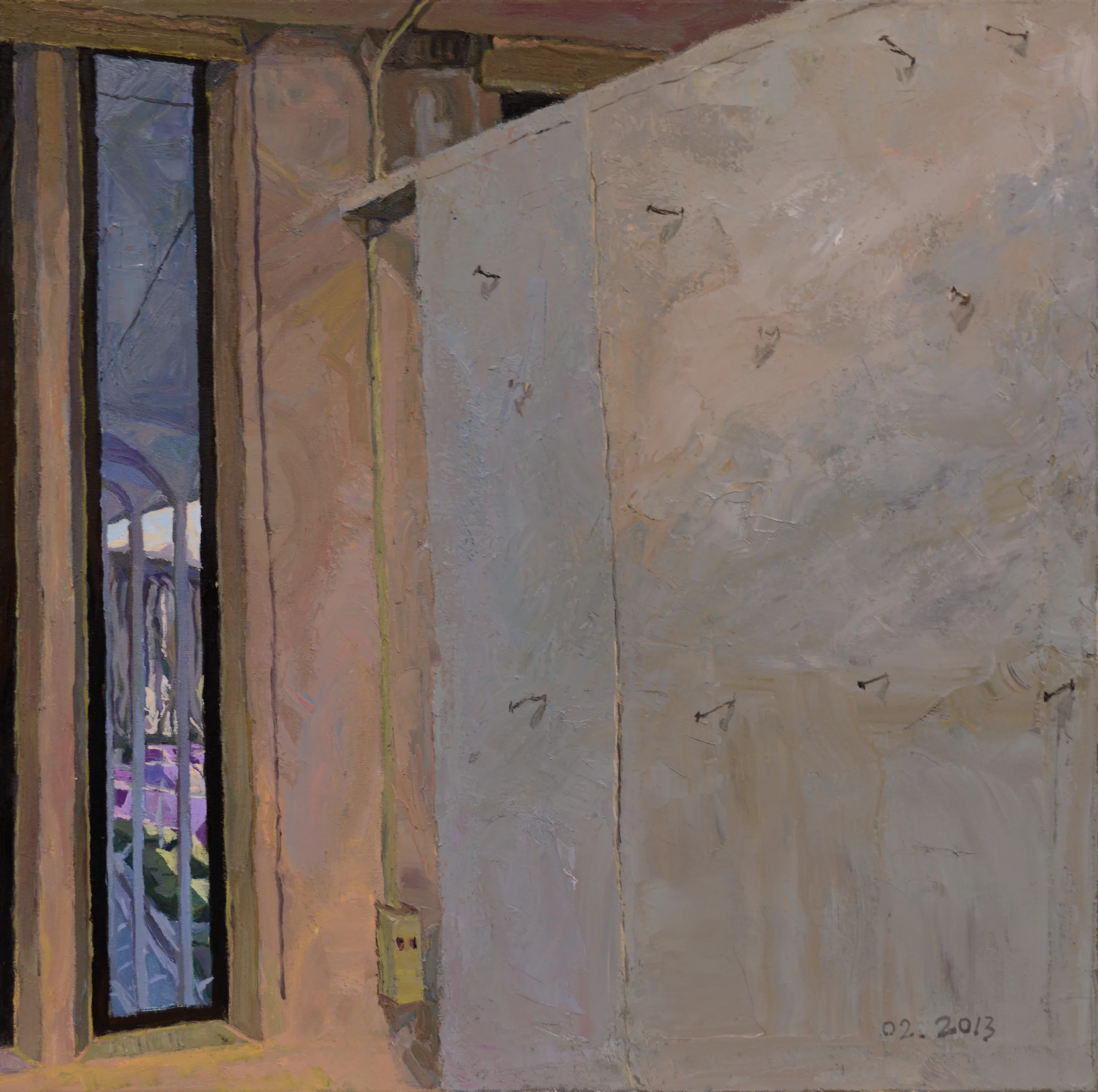 Studio Space NO. 1_2013_Oil on canvas_32×32 inches