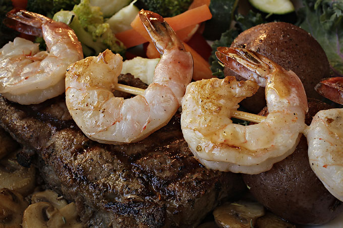 Steak & Grilled Shrimp
