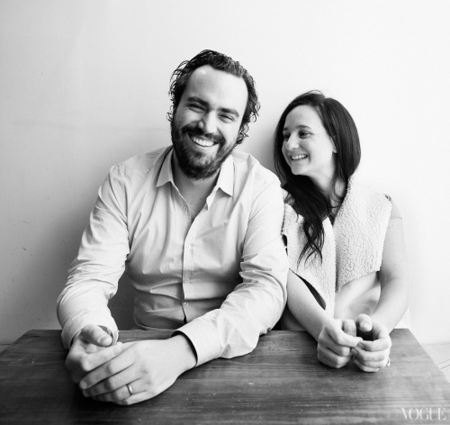 Tamy and Felipe lovely as usual in Vogue. 