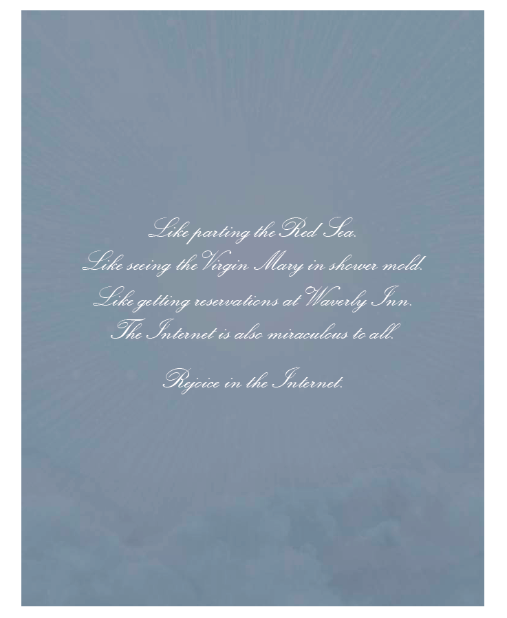 Back Page of Event Program