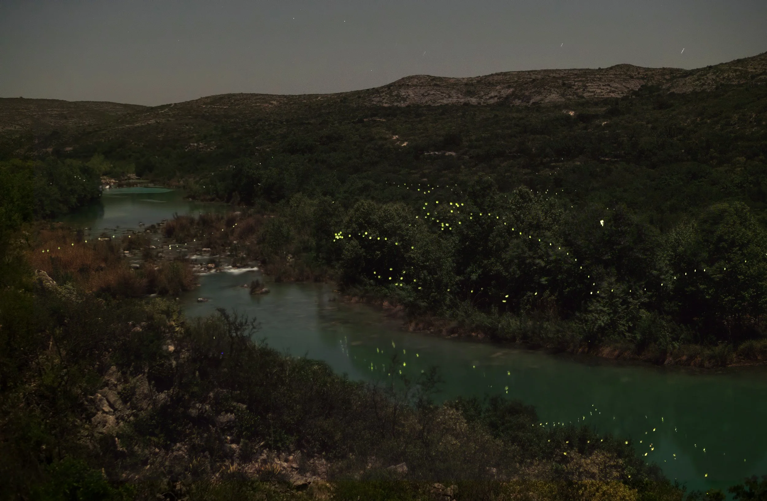 Fireflies and Dark Skies Over the Devils River