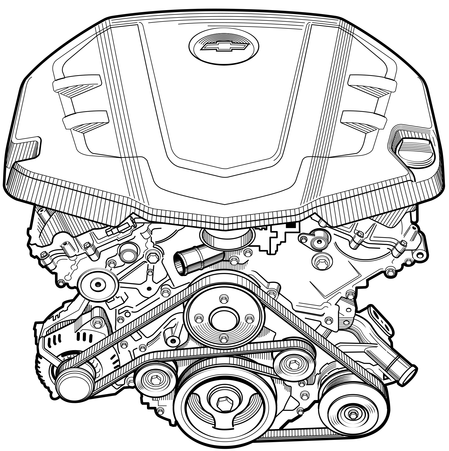 Popular Mechanics  Camaro Engine