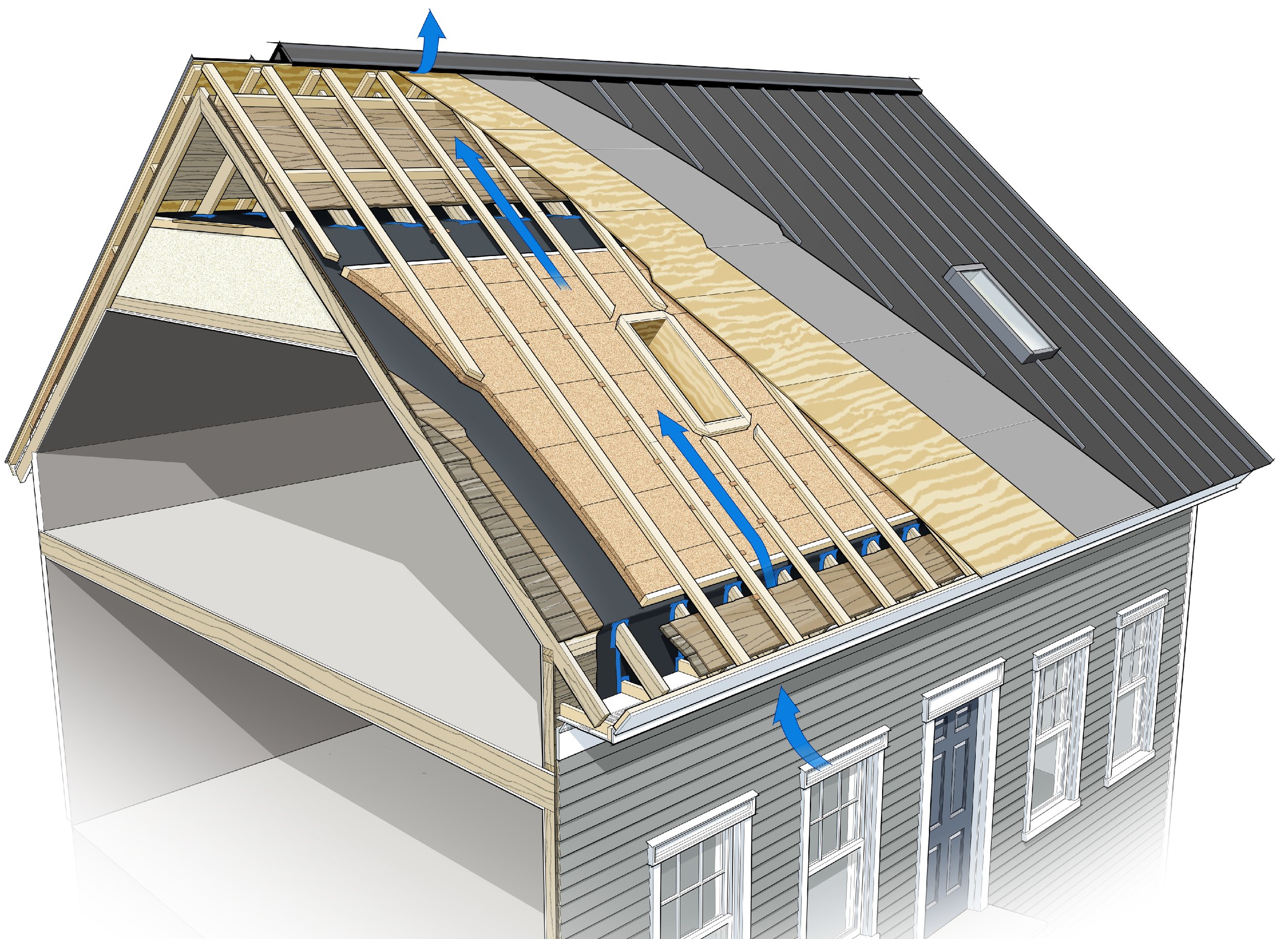 Fine Homebuilding - Insulation ReRoof