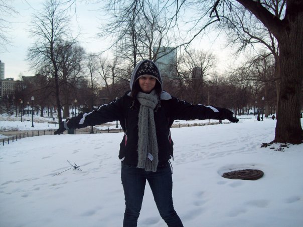 I was cold and jet-lagged and happy.