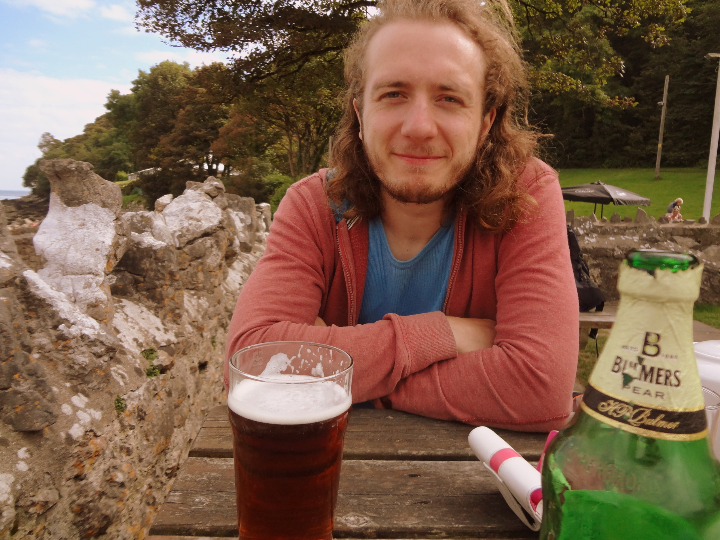 Trying some proper Welsh ale!