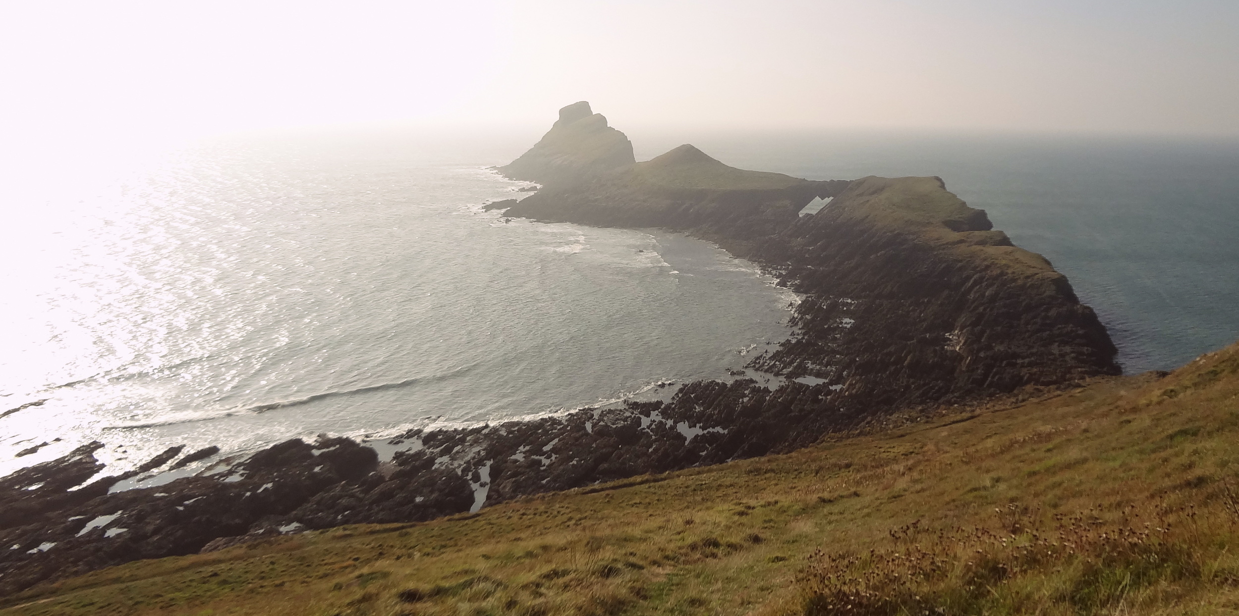 The view you can only get from the top of the hill on the island.