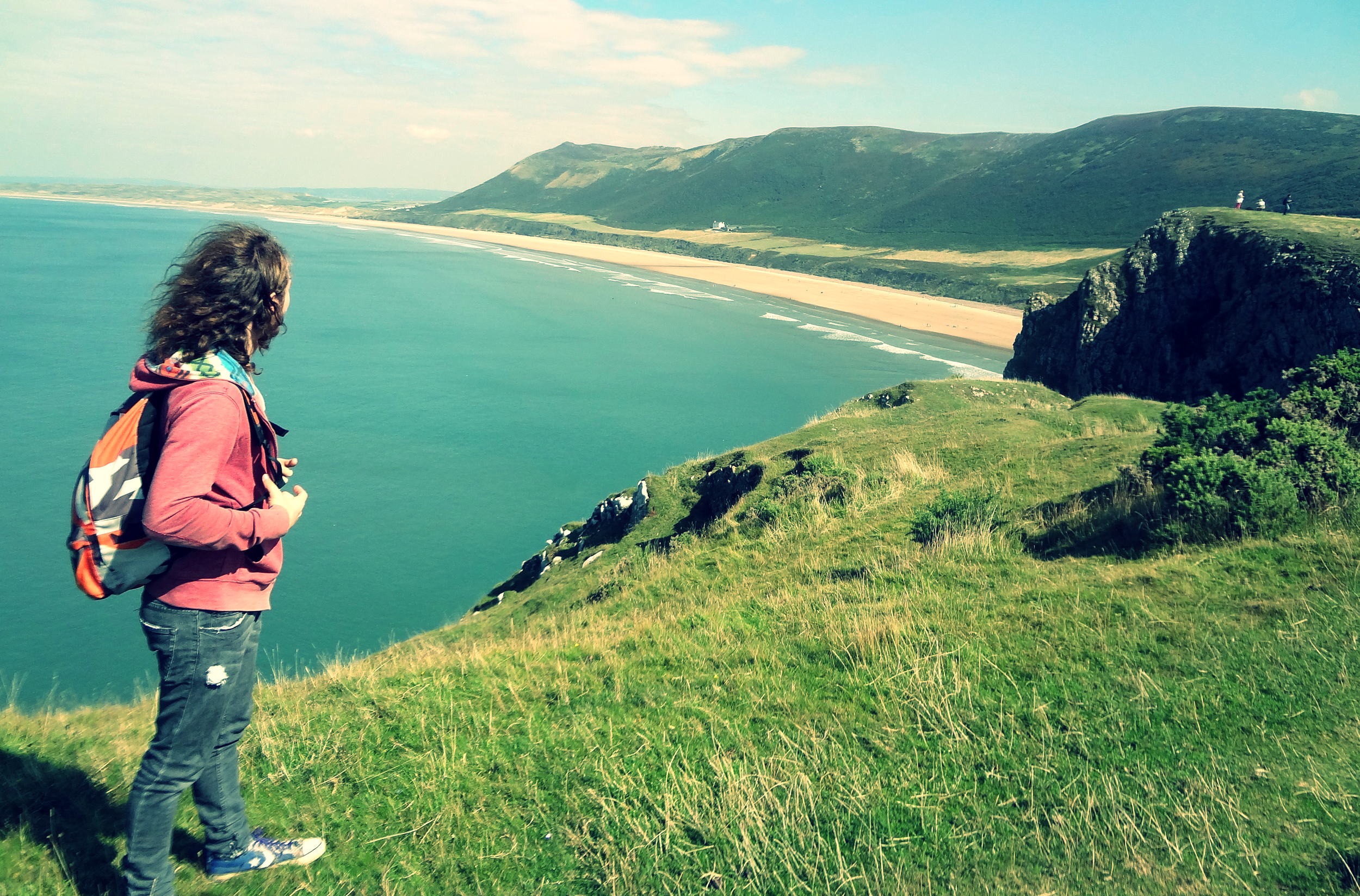 Taking in the view :P. No photo can really capture how beautiful it was to see.