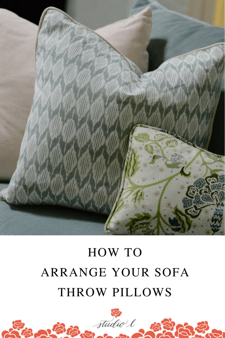 How To Arrange Your Sofa Throw Pillows