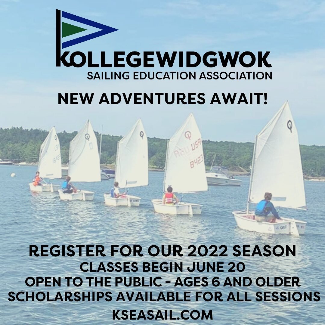 New adventures are on the horizon for 2022 at KSEA! 

✅ Classes begin June 20. 
✅ Everyone 6+ is welcome. 
✅ Scholarships are available for all sessions throughout the season. 

Registration is open. Head over to our website (link in bio) to learn mo