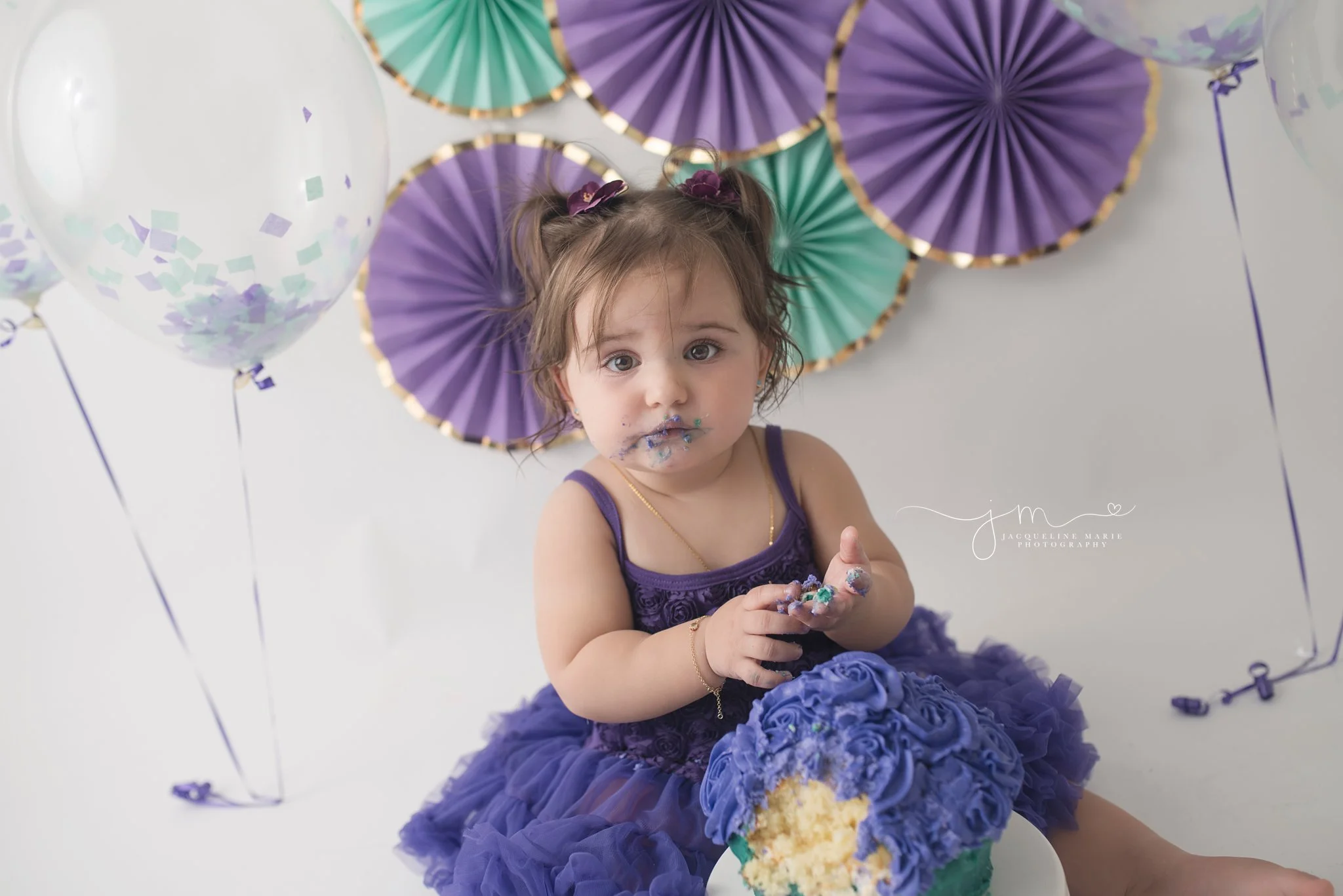 columbus ohio first birthday photographer offers cake smash pictures for portrait sessions 